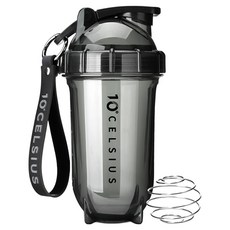 10 Degree CELSIUS Tritan子彈搖搖杯, 1個, 500ml, 瑪瑙黑