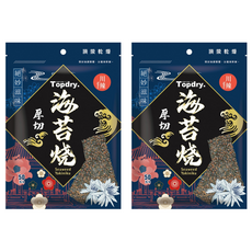 TOPDRY 頂級乾燥 厚切海苔燒 川辣, 50g, 2包