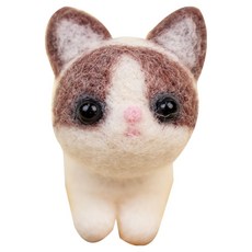 ARTJOY 貓咪羊毛氈DIY材料包, 布偶貓, 1個