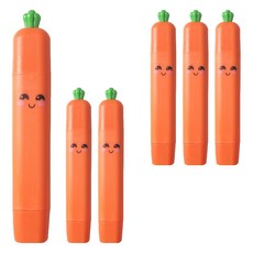 手機殼清潔橡皮擦, 6個, 胡蘿蔔