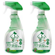 Magic Amah 妙管家 寵物消臭噴霧, 植萃消臭精華 綠茶沁香, 500ml, 2瓶