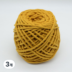 90합 색상면사, 15 겨자, 3개