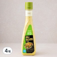 풀무원 허니 머스타드 드레싱, 510g, 4개