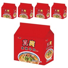 維力 真爽 蔥辣牛肉風味麵 75g, 25包