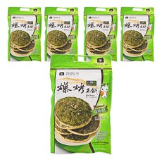 master mi 米大師 爆烤米餅 醬燒海苔, 54g, 5包