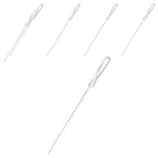 LIVING Maker 洗手檯水槽排水口清潔刷, 白色, 6個