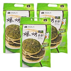 master mi 米大師 爆烤米餅 醬燒海苔, 54g, 3包