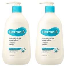 Derma B 深層滋潤綿密沐浴露, 400ml, 2瓶