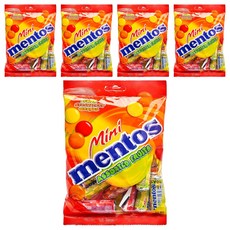 mentos 曼陀珠 迷你曼陀珠 綜合水果口味, 150g, 5袋