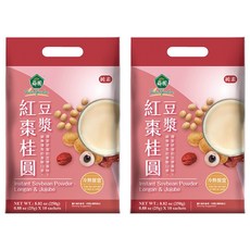 薌園 紅棗桂圓豆漿粉, 冷熱皆宜, 250g, 2袋
