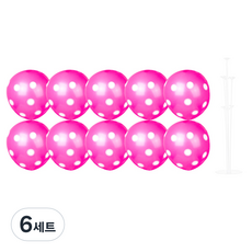 파티쇼 풍선꽂이장식세트 70cm, 도트푸치샤, 6세트