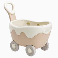 Inhe 英禾 奶油玩具收納車 組合一, 1層, 棕色