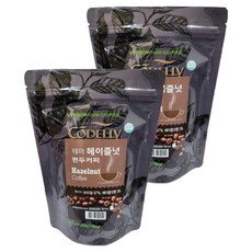 코델리 테마헤이즐넛 원두커피, 분쇄, 200g, 2개