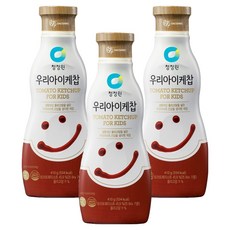 청정원 우리아이 토마토 케찹, 410g, 3개