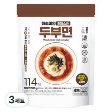HAECHOMIIN 豆腐麵 180g + 蕎麥醬 50g 套組, 3套
