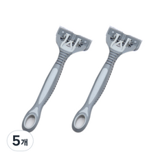 나리 6중 면도기 그레이, 2개입, 5개