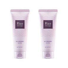 온더바디 라이스테라피 쌀겨 스크럽 폼 클렌저, 150g, 2개