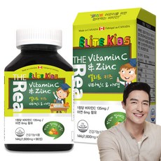 孩童維他命C含鋅補充咀嚼錠, 90顆, 1罐