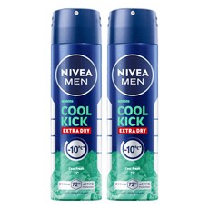 NIVEA 妮維雅 瞬間酷涼系列 男士止汗爽身噴霧 柑橘, 150ml, 2瓶