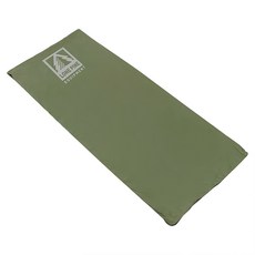LONE PINE EQUIPMENT 加大型可機洗四季輕量超迷你睡袋 190 x 75cm 收納 25 x 14cm 672g, 綠色, 1個
