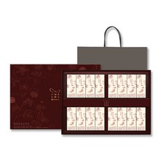 Daedoo Foods 大豆食品 紅蔘羊羹條禮盒 2號+提袋, 720g, 1盒