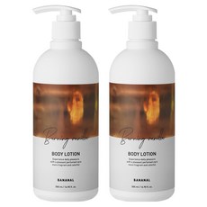 Bananal 植物萃取香氛身體乳 Burning Vanilla, 500ml, 2瓶