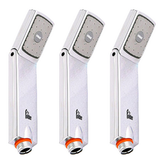 Sonaki 可彎折開關蓮蓬頭, 3個, 鍍鉻