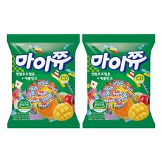 CROWN 皇冠 My chew軟糖 哈密瓜&芒果口味, 284g, 2袋