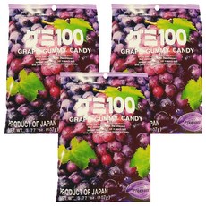 Kasugai 春日井 葡萄軟糖, 107g, 3袋