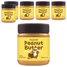 이엔푸드 땅콩버터 크리미, 340g, 6개