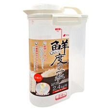 PEARL LIFE 珍珠金屬 米桶附量杯 2.6L, 1個, Transparent