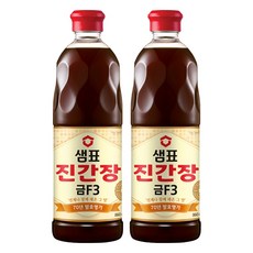 샘표 진간장 금F3, 860ml, 2개