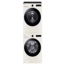 LG전자 트롬 오브제컬렉션 키트 세트 드럼세탁기 19kg + 건조기 18kg 방문설치, KFG19EN-8EN, 네이처베이지