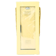 주식회사아텍스 철제 미니 캐비넷 27.5 x 10.5 x 10.5 cm, 옐로우, 3단