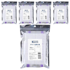 KINBATA 可溶解拋棄式馬桶刷補充包 12片裝, 薰衣草, 5包
