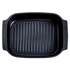 PEARL LIFE 珍珠金屬 IH爐適用藍鑽塗層波浪烤盤 HB-2530, 26.5cm, 1個