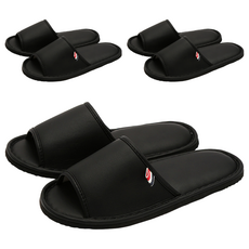 Suite Home 大客廳皮革鞋, 黑色, 3組