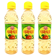 오뚜기 사과식초, 500ml, 3개
