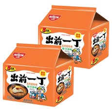 NISSIN 日清 出前一丁 北海道味噌豚骨湯麵 Set 5包 濃郁豚骨湯底 粗身Q彈麵條, 10包