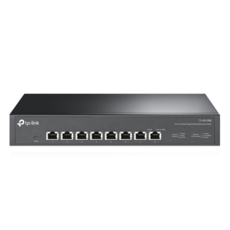 tp-link 桌上/機架型Gigabit交換器 100Mbps/1Gbps/10Gbps 8埠, 1個, TL-SX1008