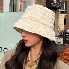 페이퍼먼츠 여성용 버블 패브릭 벙거지 모자 23387