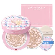 AGE20'S Pink for Every Heart The Origin精華粉餅+替換芯組, Pink Latte 21, 1組