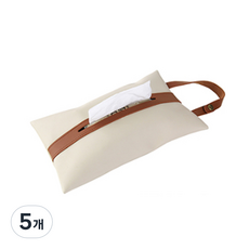 리빙선생 북유럽 티슈각, 베이지, 5개