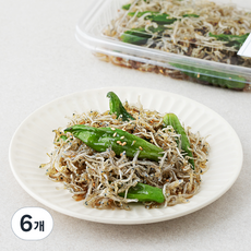 식탁위의사계 꽈리고추 멸치볶음, 80g, 6개