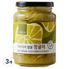 올가홀푸드 아카시아 벌꿀 청귤차, 550g, 1개입, 3개