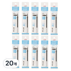 Uni 三菱 JETSTREAM Light Touch墨水替換芯 SXR-L-5 0.5mm, 20個, 黑色