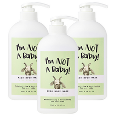 I'm NOT A Baby 孩童沐浴露, 500ml, 3瓶