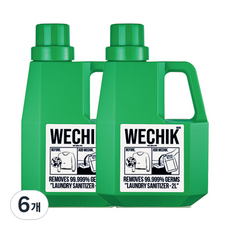 wechik 衣物柔軟精, 2L, 6個