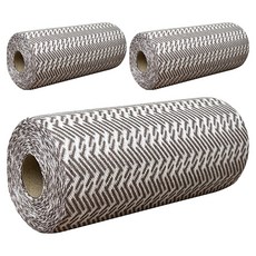 재사용 롤형 행주 키친타올 브라운 21 x 30 cm 50p, 3개, 1롤