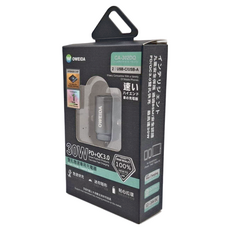 OWEIDA 歐威達 30W 雙孔急速車用充電器 USB-C/USB-A PD/QC3.0 適用多種手機, CA-302DQ, 黑色